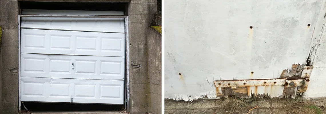 Rotten Commercial Garage Door Repair in Wesley Chapel